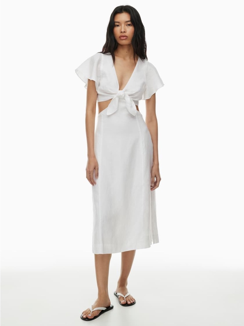 Aritzia Elba Linen Dress - Little Moon size 10